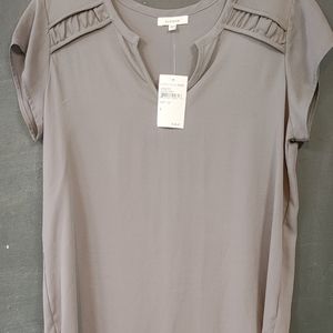 Pleione-slate gray rayon top size sp new